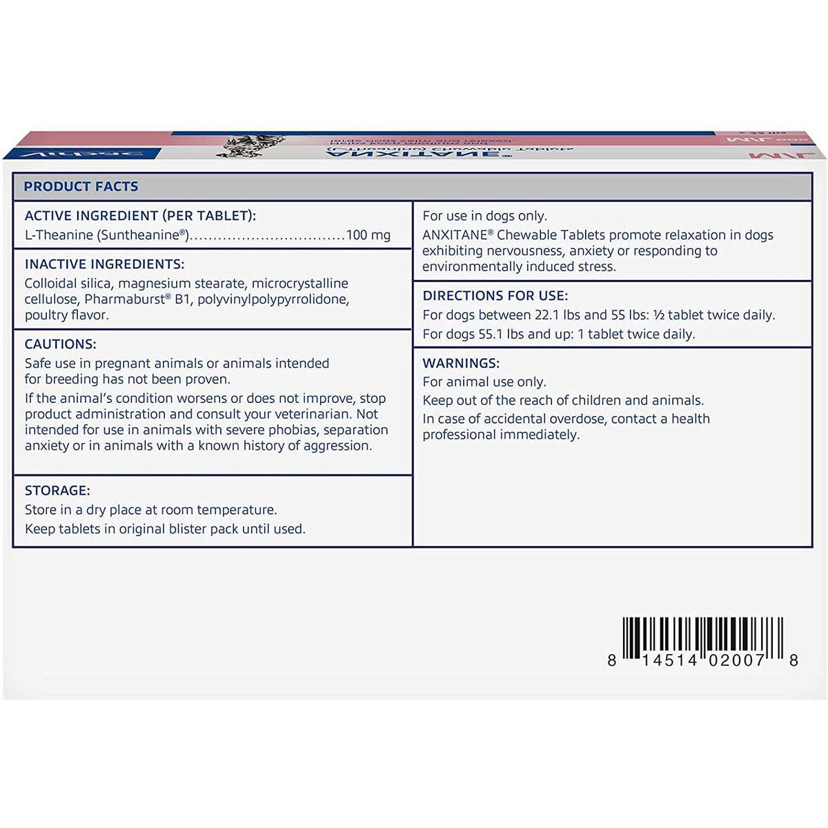 Anxitane M & L P8818