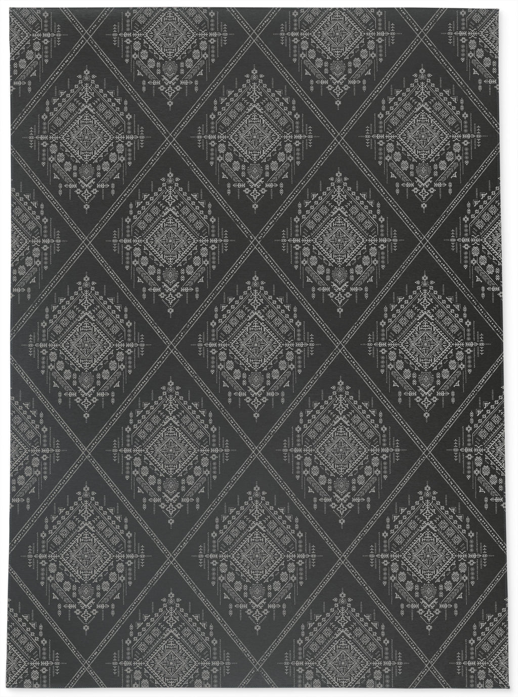 Charcoal Outdoor Rug O21034