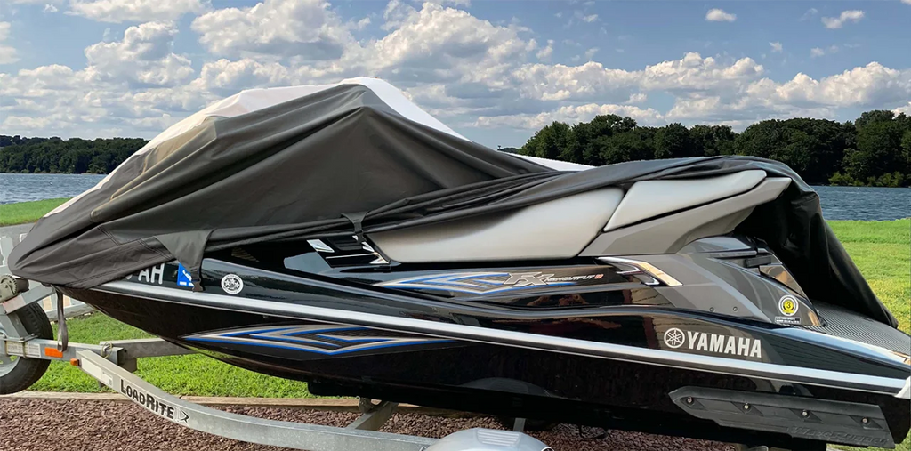 Black/Grey PWC JetSki Cover T24417