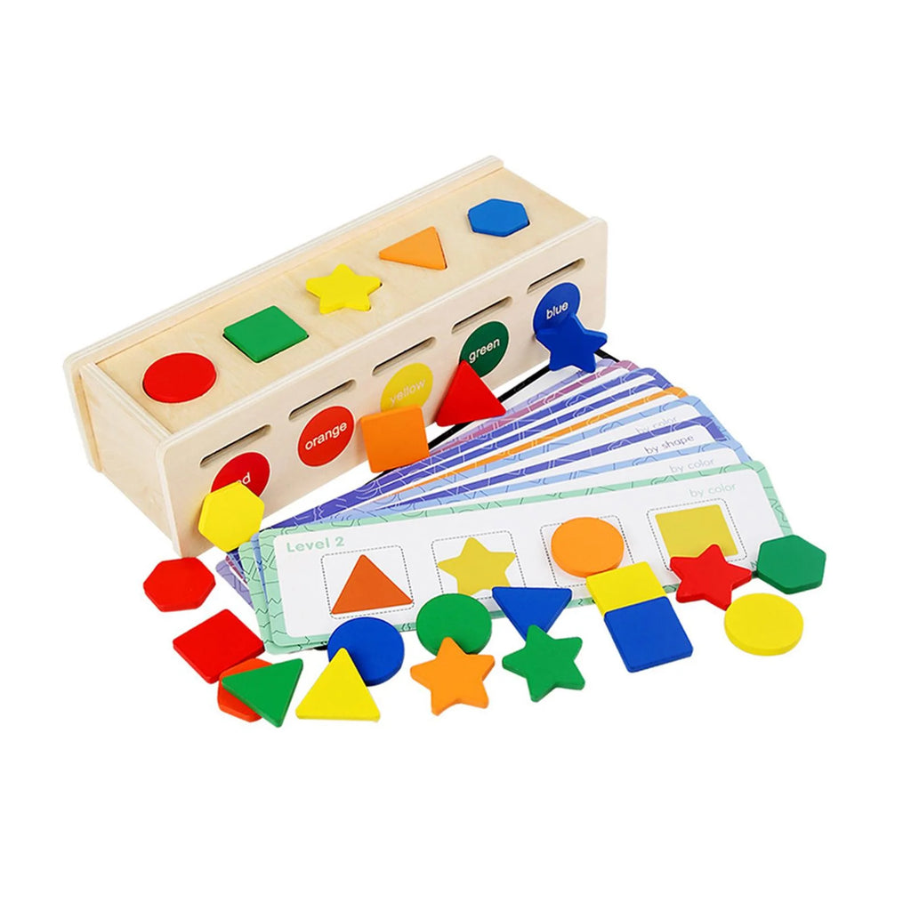 Montessori Geometric Matching Blocks Activity Toy H88792