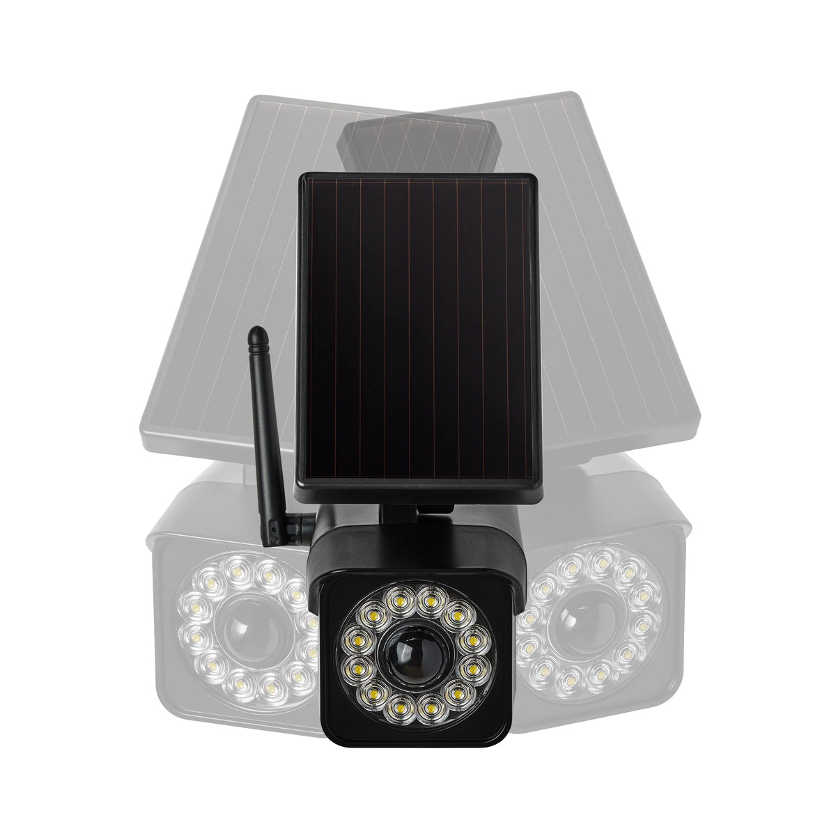 Solar Motion Security Light, Black, 800 Lumens M23274