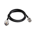 UHF PL259 Male to BNC Male Coax Cable RG58 50cm C384