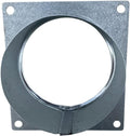 Metal Dryer Vent Wall Plate Duct Connector for 4 inch Round Ducting U194587