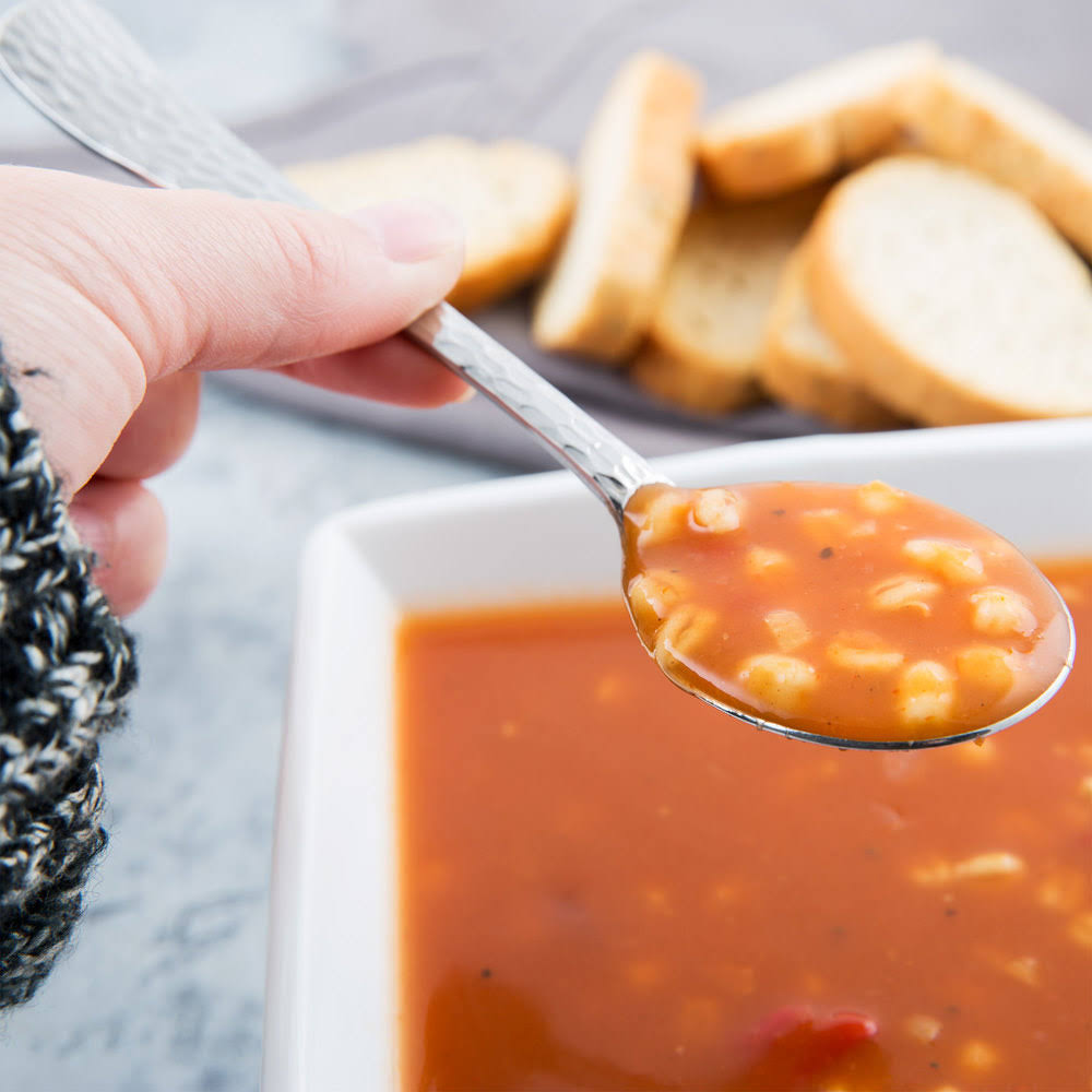 18/0 Stainless Steel Bouillon Spoon - 36/Case G73217