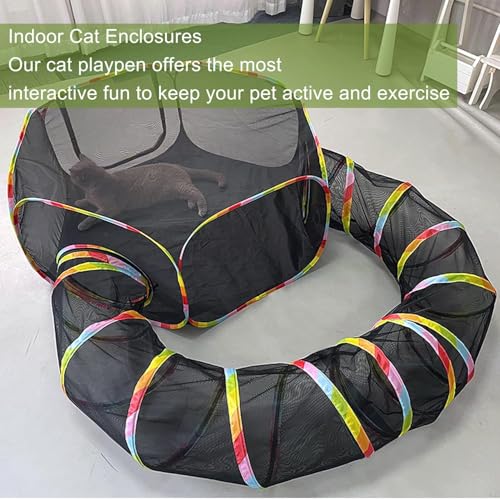Outdoor Cat Enclosure with Storage Bag B7062
