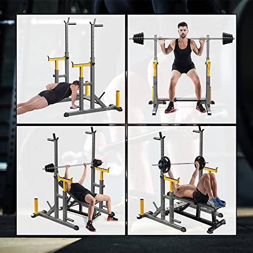 Adjustable Squat Rack Barbell Rack X73361