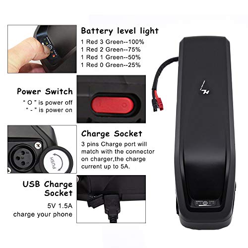 48v 52v 36v 13Ah 17.5Ah 20Ah Ebike Battery O3492