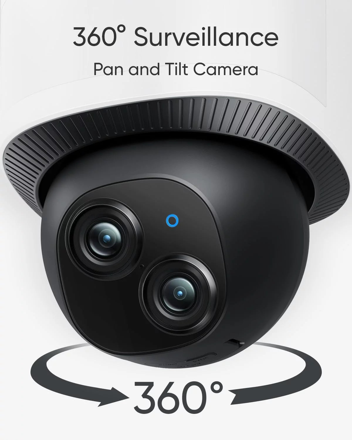 Floodlight Camera, Wired Camera, 3K+2K Dual Camera, 360° Pan and Tilt, Dual-Band Wi-Fi, Local Storage N87086