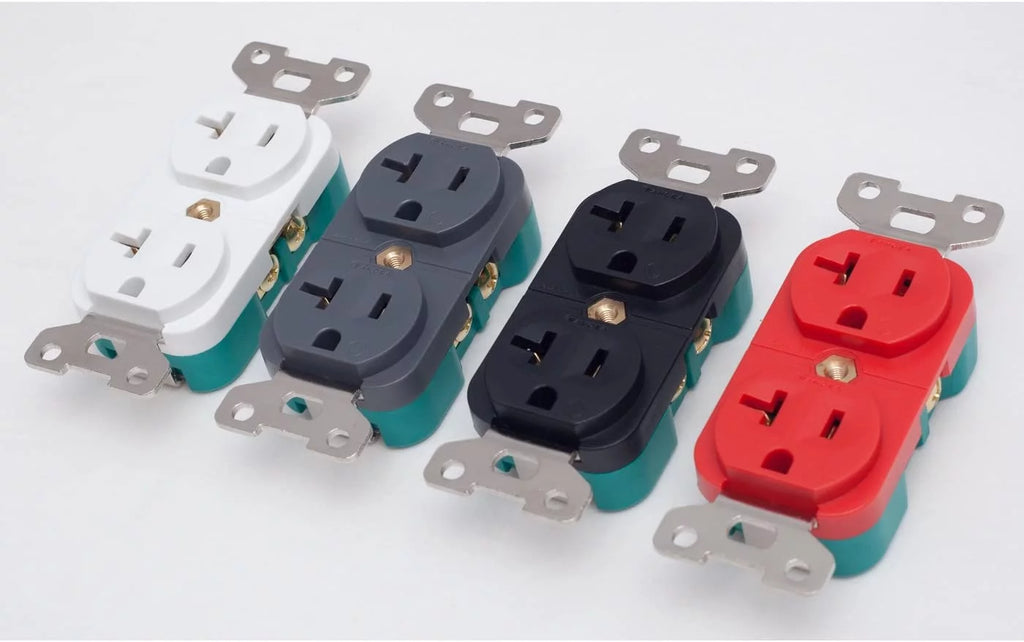 White AC Outlet F7259