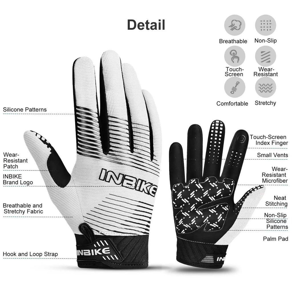 Cycling Gloves with 5MM Non-Slip Palm Pad W867298