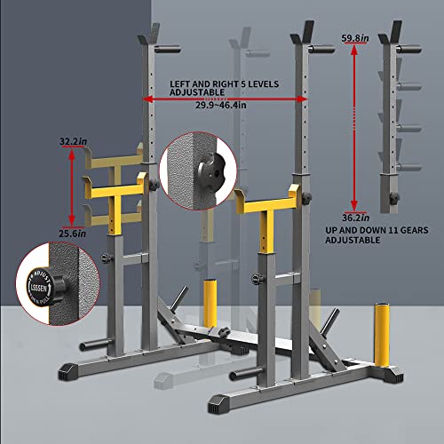 Adjustable Squat Rack Barbell Rack X73361