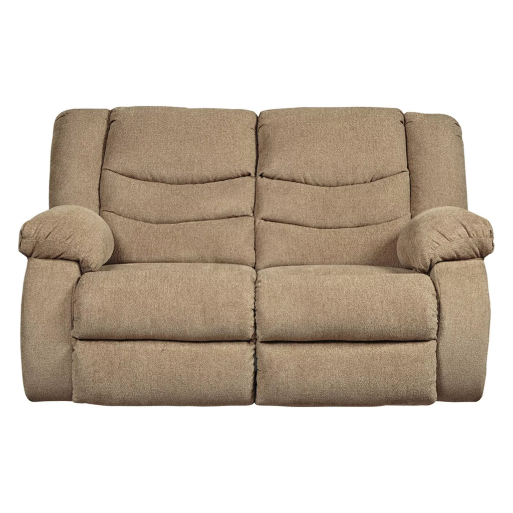 Mocha Reclining Loveseat V48475