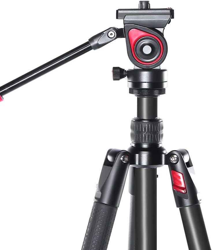 Aluminum Camera Video Tripod with Fluid Head E4111