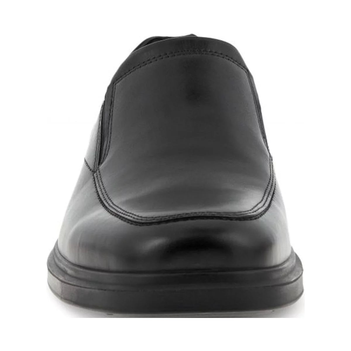 Black Leather Slip-on Shoes N48180