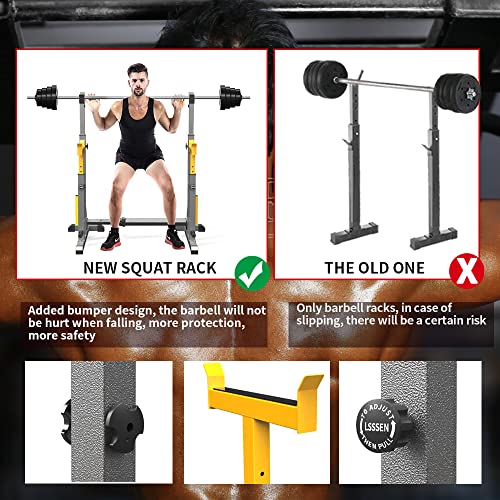 Adjustable Squat Rack Barbell Rack X73361