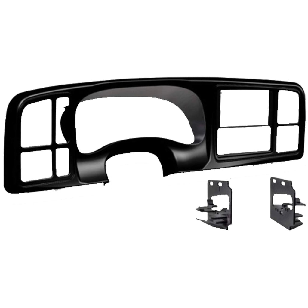 Matte Black Double-DIN Dash Panel G9941