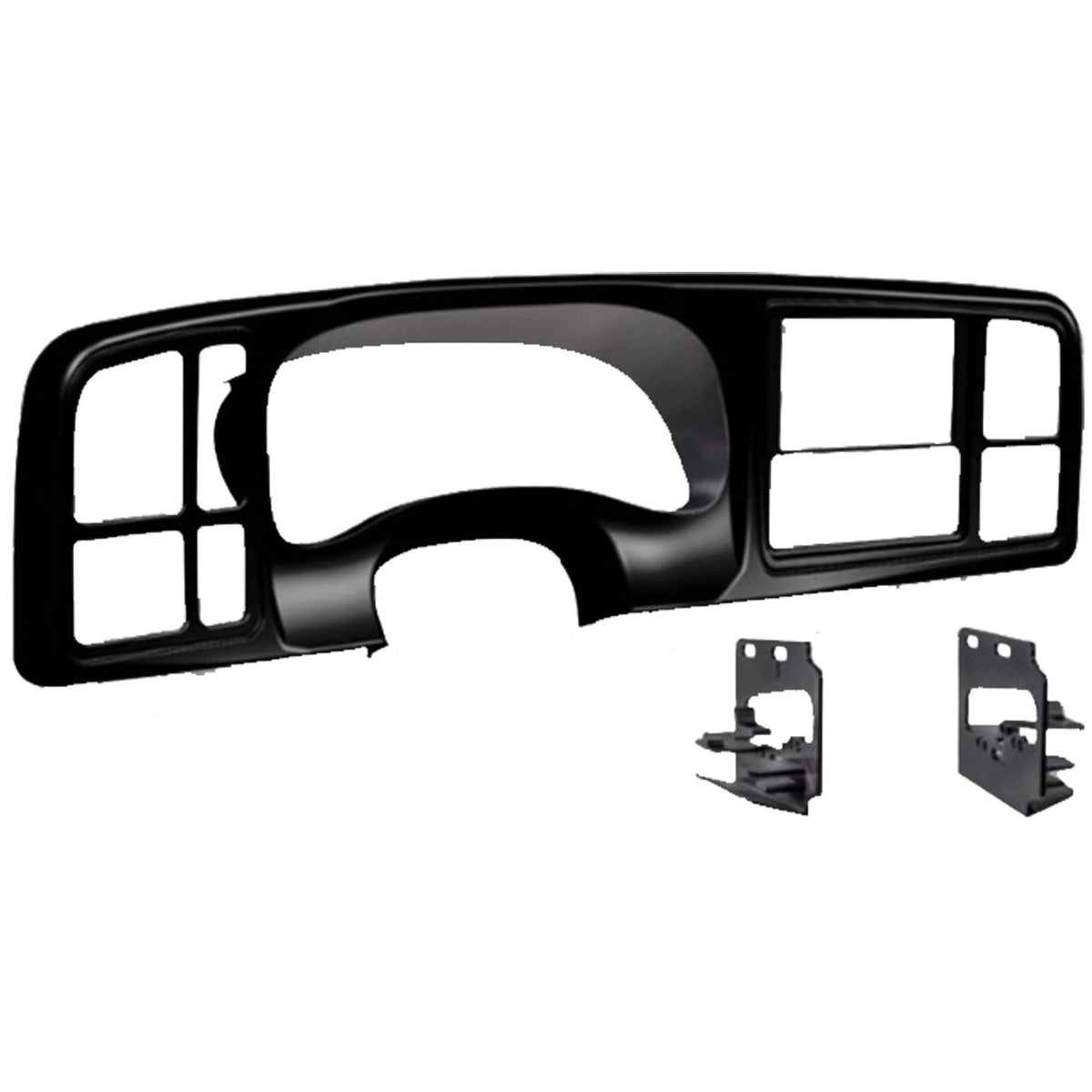 Matte Black Double-DIN Dash Panel G9941