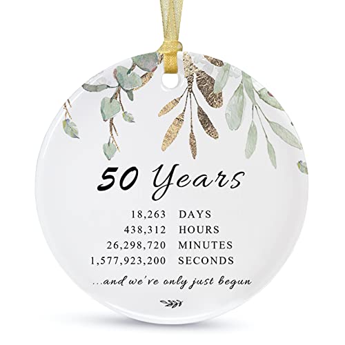 10th Anniversary Ceramic Ornament (2.9") M304