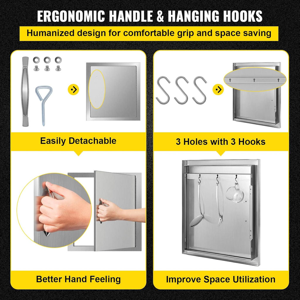 18W x 20H Inch Stainless Steel BBQ Access Door A503293