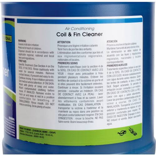 Air Conditioning Coil & Fin Cleaner Case of Four 1 Gallon Bottles M132