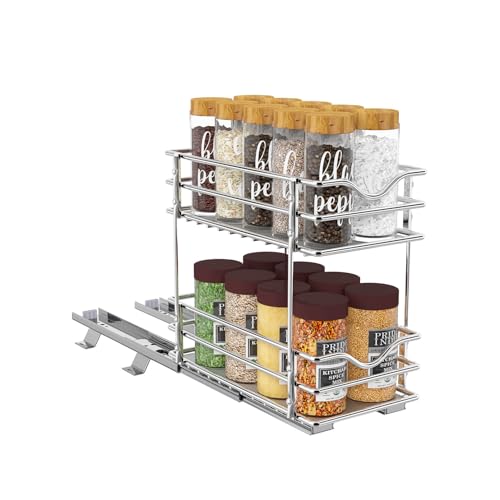 2 Tier Pull Out Spice Rack Organizer R63589