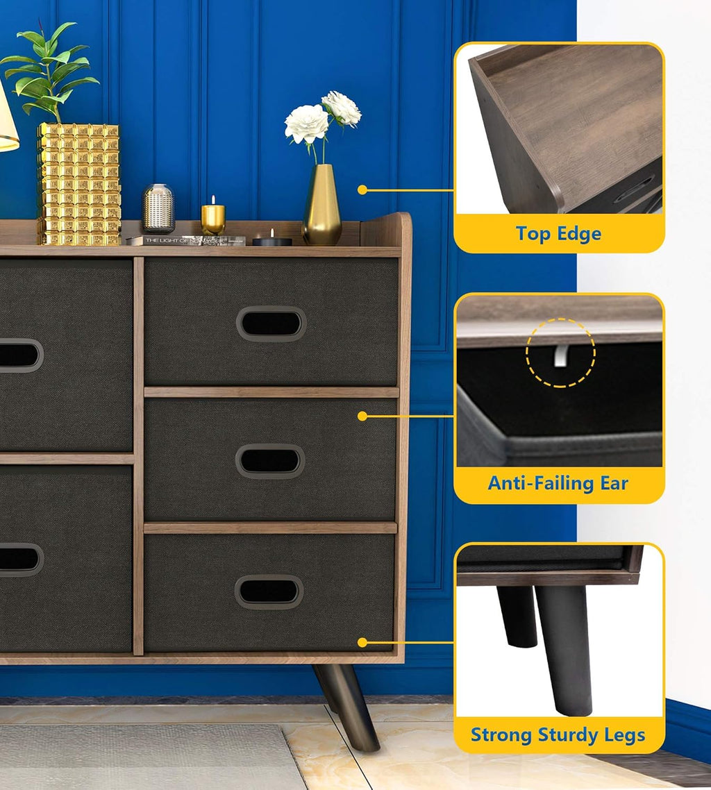 5 Drawer Wood Dresser L22852