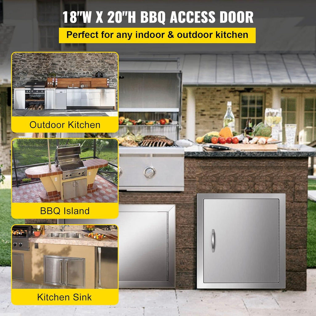 18W x 20H Inch Stainless Steel BBQ Access Door A503293