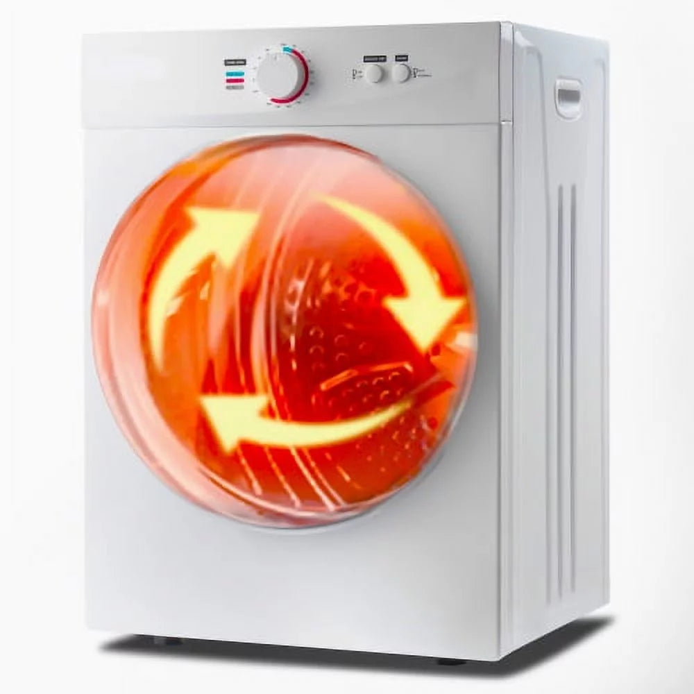 Portable Electric Clothes Dryer, 6.6 LBS, Stainless Steel P847863