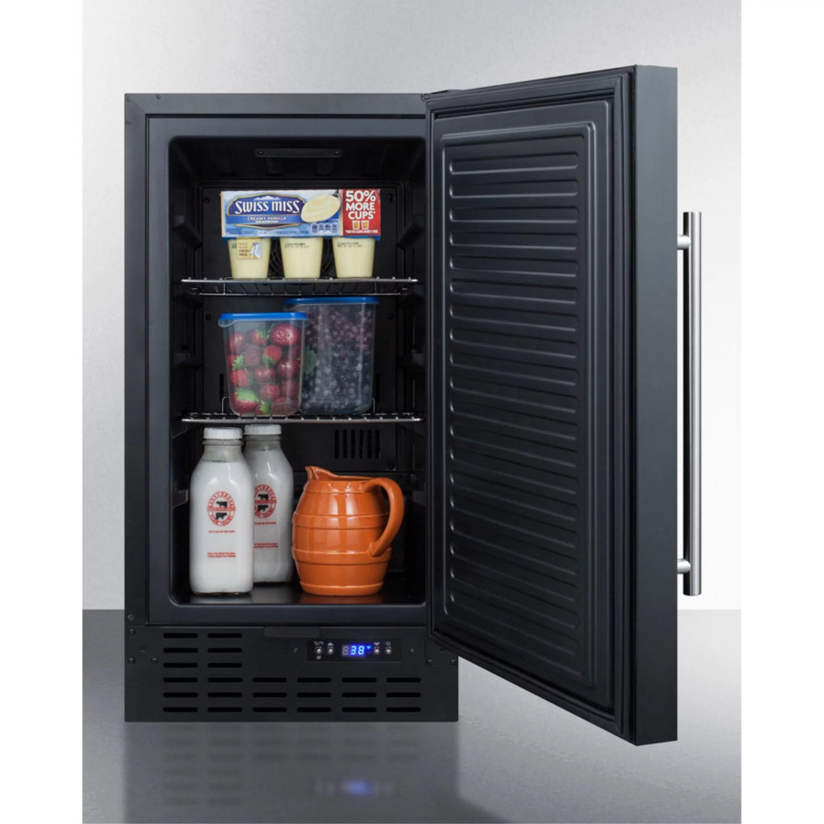 Black Compact Refrigerator C8569