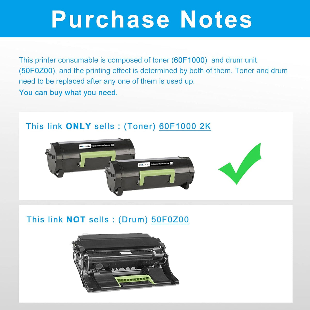 Compatible Toner Cartridge Replacement 1-Pack Black X5708