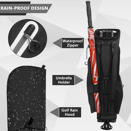Lightweight 14-Way Golf Stand Bag Q7515