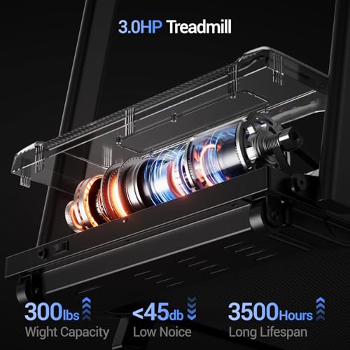 3-in-1 Foldable Treadmill with 14% Incline, 300 Lbs Weight Capacity U650