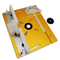 Aluminum Router Table Insert Plate with Miter Gauge J634139