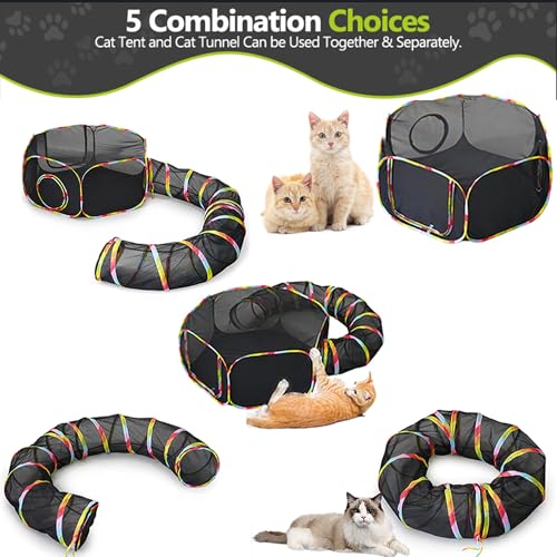 Outdoor Cat Enclosure with Storage Bag B7062