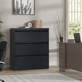 Black 3-Drawer Vertical Filing Cabinet O32753