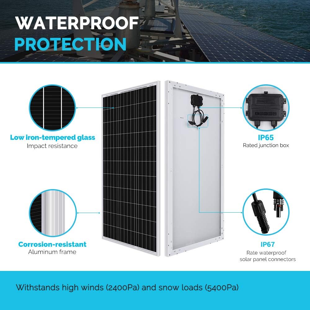 100 Watt Monocrystalline Solar Panel K631439
