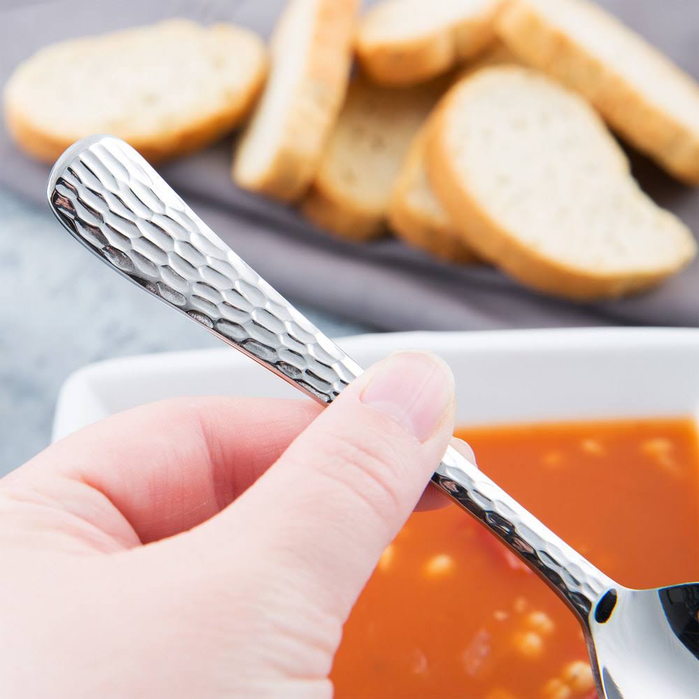 18/0 Stainless Steel Bouillon Spoon - 36/Case G73217