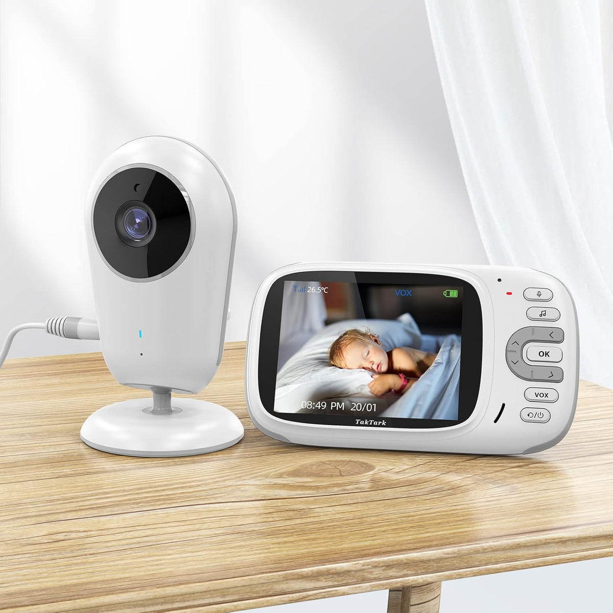 Baby Monitor with Camera and Audio, No WiFi, Night Vision U9139