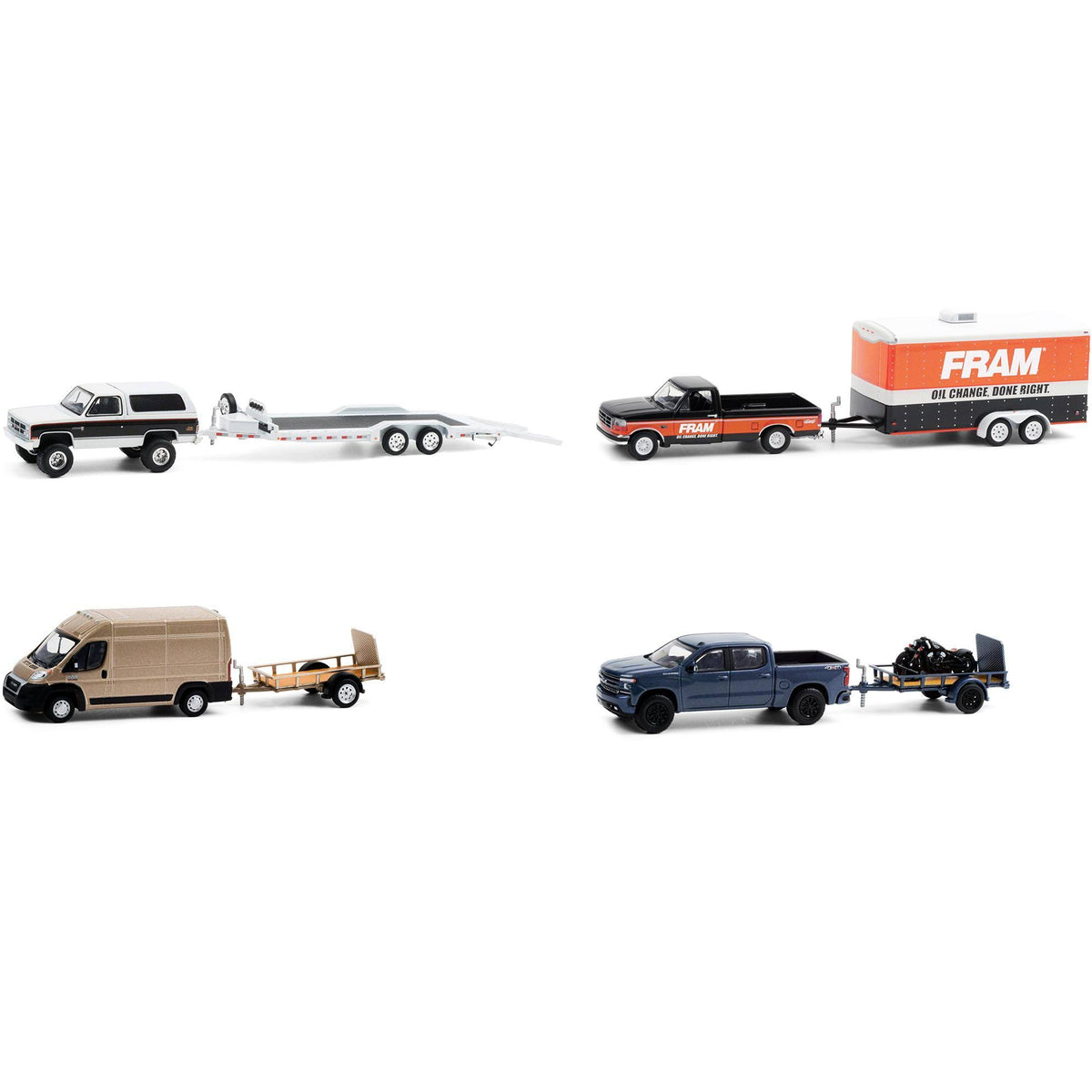 1/64 Diecast Model Cars Set of 4 S848460