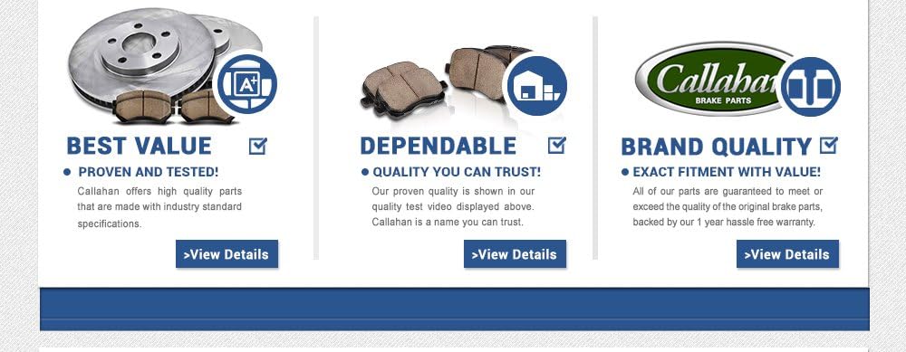 Rear Loaded Caliper Assembly Set with Ceramic Brake Pads S768176