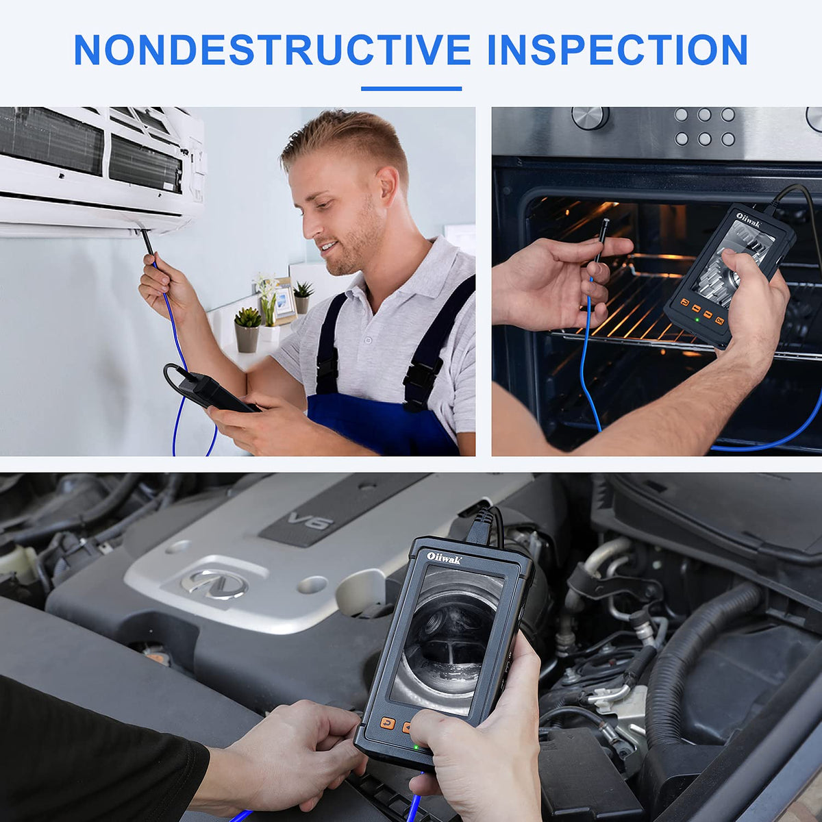 5.5mm Waterproof 1080P HD Borescope Inspection Camera T483339