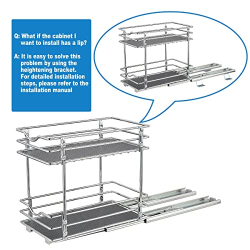 2 Tier Pull Out Spice Rack Organizer R63589