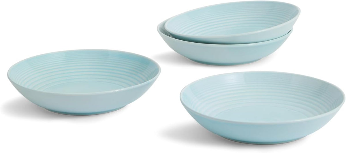 Set of 4 Blue Pasta Bowl, 9.5" D7725