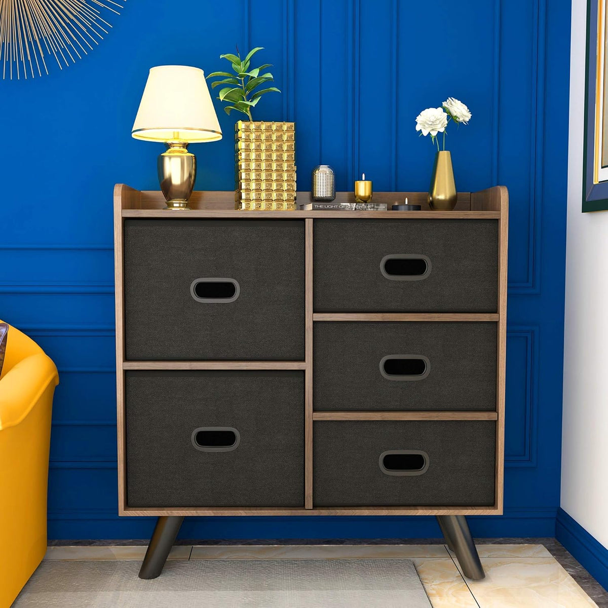 5 Drawer Wood Dresser L22852