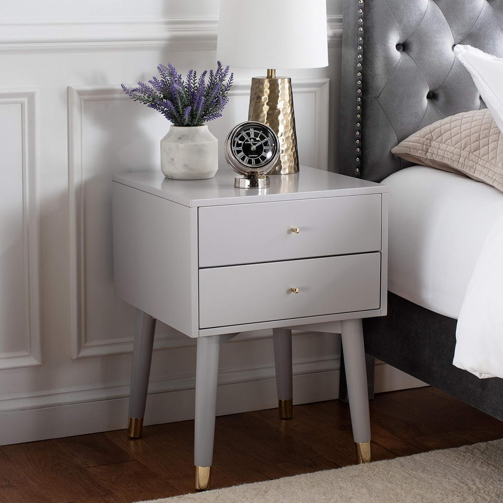 Navy Blue Nightstand W4897