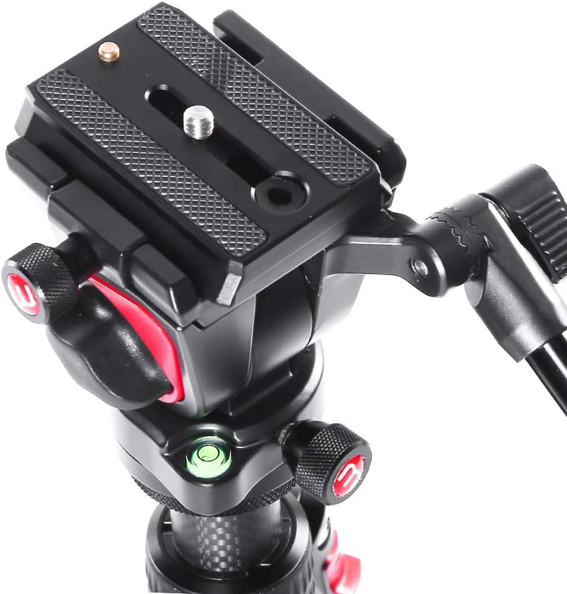 Aluminum Camera Video Tripod with Fluid Head E4111