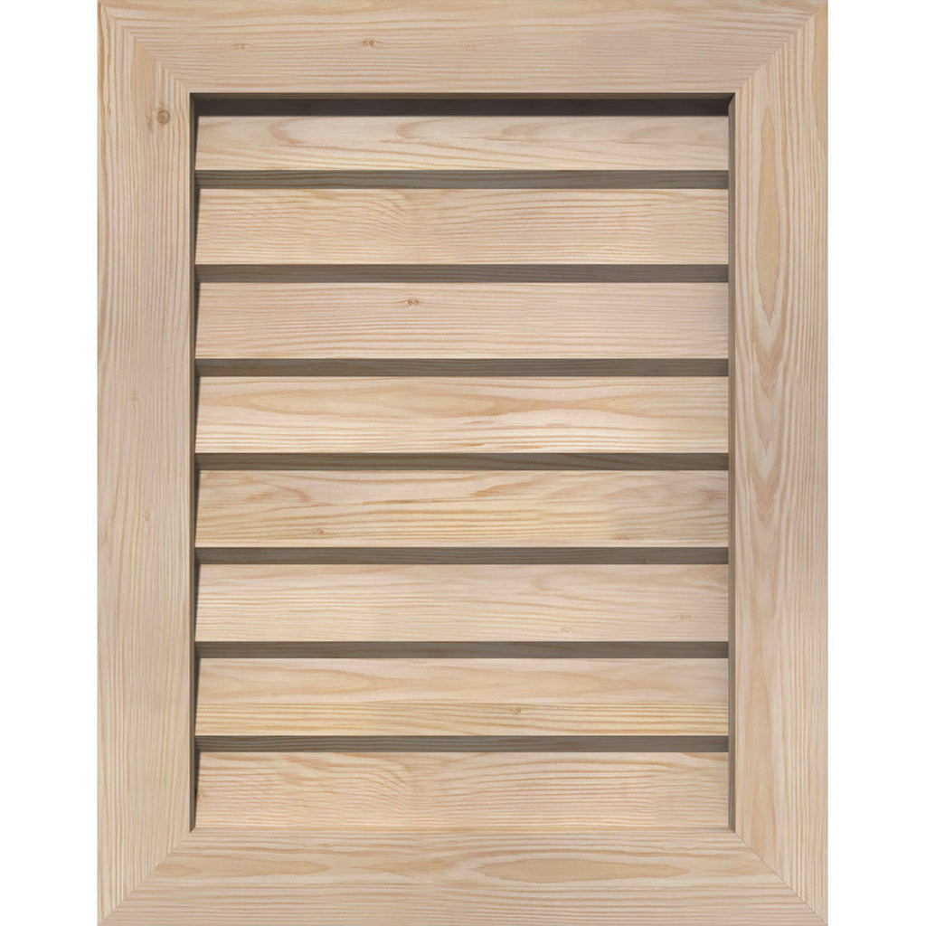 Vertical Gable Vent Unfinished Non-Functional O782
