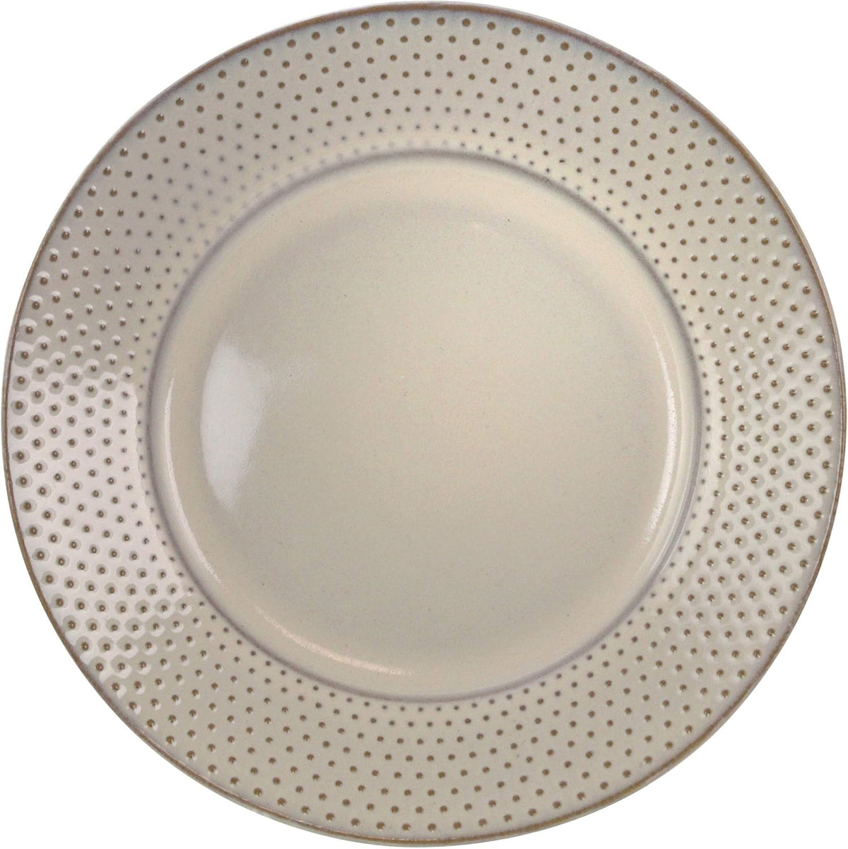 16 Piece White Stoneware Dinnerware Dish Set P759