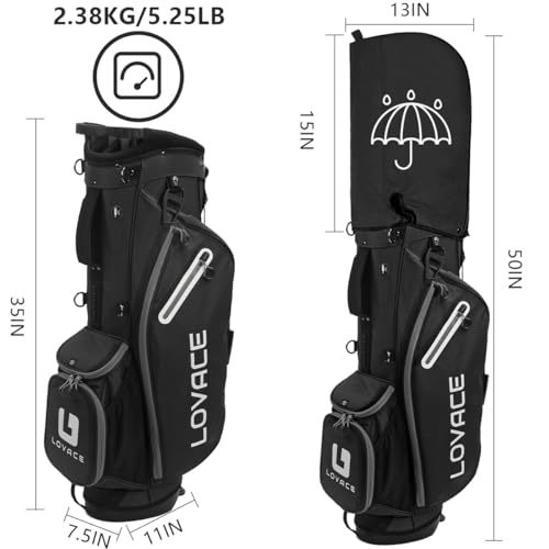 Lightweight 14-Way Golf Stand Bag Q7515