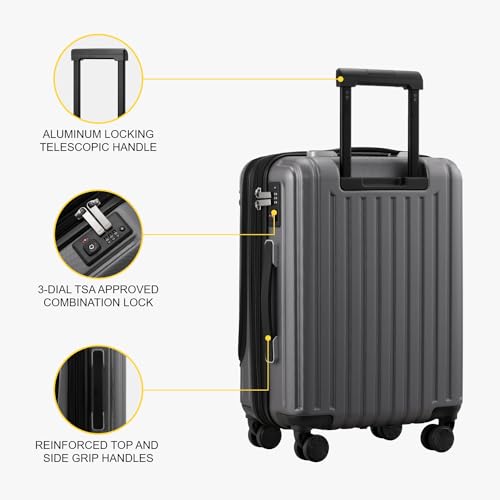 20" Hardside Carry On Suitcase with TSA Lock K364280